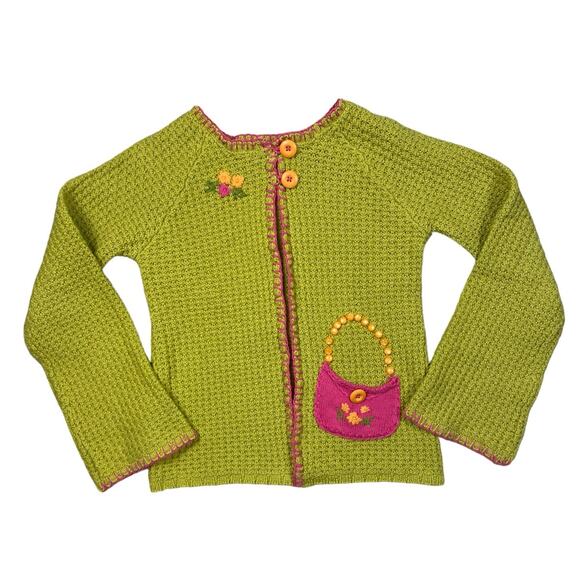 Chelsea’s Corner Knit Sweater Flare Sleeves Beaded Embroidered 6X - Picture 1 of 12